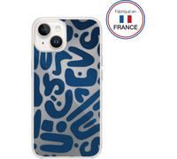 BIGBEN CONNECTED COVSUM6IP14 - Coque résine motifs bleus