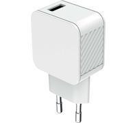 Bigben Connected - Adaptateur secteur USB - 2.4 A Smart IC - 100 % de plastique recyclé - Blanc