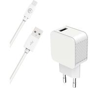 BIGBEN CONNECTED CS24AACBLMFIRW - CS 2.4A(12W) USB A +Cable A/MFI 1.2M Recyclé B