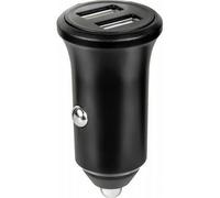 BigBen Connected Double Chargeur voiture USB A 4.8A (2.4+2.4A) FastCharge Noir