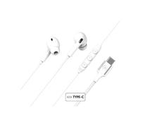 BIGBEN Connected - Écouteurs avec micro - embout auriculaire - filaire - USB-C - blanc