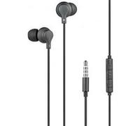 BIGBEN Connected - Écouteurs avec micro - intra-auriculaire - filaire - jack 3,5mm - isolation acoustique - noir Noir G