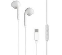 Bigben Connected – Écouteurs avec micro KPBOUTONUSBCRW – embout auriculaire filaire USB-C blanc