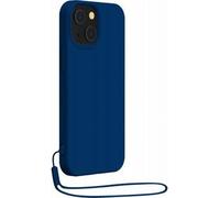 Coque BIGBEN CONNECTED iPhone 14 Plus silicone+Dragonne bleu