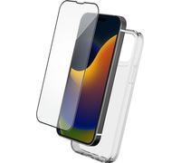 BigBen Connected, étui pour iPhone 15 Pro Max et protection d'écran en verre 2.5D avec SmartFrame, transparent
