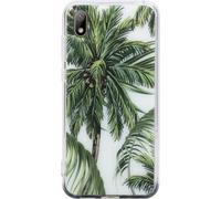 BigBen Connected, étui pour Y5 2019 Hybrid Summer avec motif de palmiers, vert