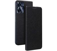 Etui pour Realme C55 Folio avec Porte-cartes et Support vidéo Noir