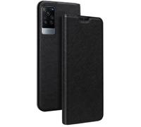 Etui Folio pour Vivo X60 Pro avec Fonction Support et Porte-Cartes Noir