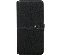 Etui pour Samsung Galaxy S10 Plus G975 Folio Sellier avec Bouton Laqué Noir