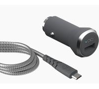 Bigben Connected FPCACMIC1.2MG chargeur d'appareils mobiles Smartphone Gris, Argent Allume-cigare Charge rapide Auto