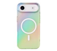 Coque MagSafe pour iPhone Air Hybride Transparente Irisée Bigben