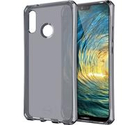 Coque semi-rigide spectrum noire translucide pour huawei p20 lite