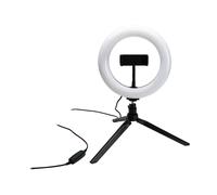 BigBen Connected Kit Influence XL Anneau Lumineux 20cm Blanc avec Trépied 1,6m