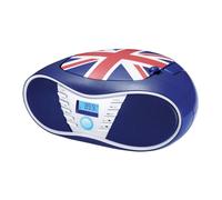 BigBen Connected Lecteur CD/Radio FM et MP3 CD58 à Motif Drapeau Anglais