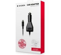 BigBen Connected, Nintendo Switch Chargeur de voiture léger 2.4A avec câble USB-C intégré, noir