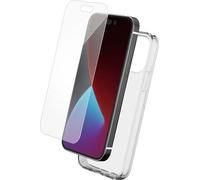 Coque pour iPhone 14 Pro Max en TPU et Protection d'Ecran en Verre Trempé Transparent