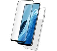 Bigben Connected Pack coque silicone transparente + verre trempé 2,5D Oppo Reno 8 Lite