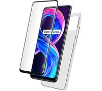Pack Coque + Verre pour Realme 8 Pro 4G Transparent