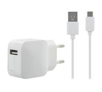 Bigben Connected Smart - Adaptateur Secteur - 2.4 A (Usb (Alimentation Uniquement)) - Sur Le Câble : Usb-C - Blanc
