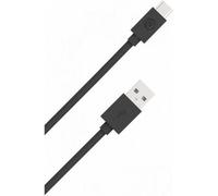 BigBen Connected, USB-A/USB-C Kabel 50 cm - 3 A, Schwarz