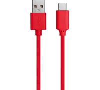 Bigben Connected WOWCBLAC1MR câble USB 1 m USB A USB C Rouge