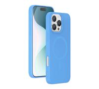 Coque MagSafe pour iPhone 16 Pro Silicone Bleue Bigben