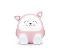 BIGBEN Enceinte Bluetooth Enfant et Veilleuse Musicale Mia le Chat - Audio Sans Fil Bt 5.3, Lecture USB MP3, Minuterie Sommeil, Lumière Réglable et Commandes Tactiles Ludiques. Hi Buddies! - BTKIDSCAT