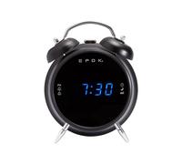Bigben Interactive RR90EPOKN Radio Portable Horloge Noir - Radios Portables (Horloge, FM, LED, Bleu, Noir, Uniforme)
