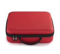 Bigben - Étui de rangement pour Nintendo Switch Rouge, Taille L, Résistant aux chocs et rayures, Organisateur pour console, contrôleurs Joy-Con, adaptateurs et jeux, Dimensions : 34,5 x 17,5 x 8 cm