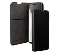 BigBen Étui pour iPhone 16 Pro Max Folio Wallet avec Fonction Support Noir