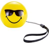 BigBen Interactive BT15 Smiley Cool 3 W Haut-Parleur Portable Jaune - Enceinte Portable (3 W, câble & sans Fil, Bluetooth/3.5 mm, 10 m, Jack 3,5 mm, Jaune)