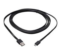 Bigben Câble de recharge pour manette PS4 – USB vers Micro‑USB 3 m plat noir