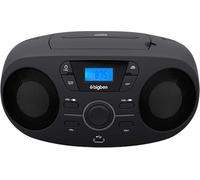 Bigben Interactive CD61NUSB Portable CD player Lecteur de CD, (FM,PLL, CD audio, Portable CD player, Noir, 1 disques, Précedent, Programme, Répéter, Répéter tous, Répéter un, Arrêt)