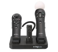 Bigben Interactive Triple Charger - Support De Chargement Pour Commande De Jeux Sans Fil - 3 Connecteurs De Sortie - Pour Sony Playstation Move Motion Controller, Playstation Move Navigation Controlle