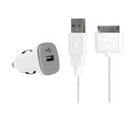 Bigben Interactive Usb Home Charger - Adaptateur D'alimentation Pour Voiture - 1 A (Usb) - Sur Le Câble : 30-Pin Apple - Blanc - Pour Apple Iphone/Ipod (Apple Dock)