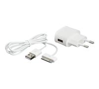 Bigben Interactive Usb Home Charger - Adaptateur Secteur - 1 A (Usb) - Sur Le Câble : 30-Pin Apple - Blanc
