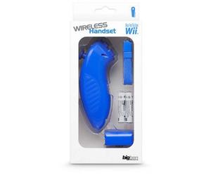 Bigben Interactive Wii RF Handset [Blue] - Accessoires de Jeux vidéo (Manette de Jeu, sans Fil, Wii, 232 x 102 x 46 mm, AAA, Bleu)