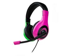 Bigben Interactive Casque de jeu Headphone P+G V1 Filaire stéréo pour Nintendo Switch Rose/Vert