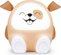 Bigben Réveil digital interactif chien beige/marron Veilleuse Bluetooth