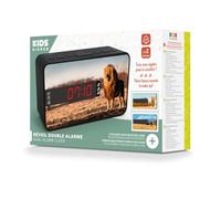 Bigben Réveil Double Alarme - Affichage LED Réveil Via 3 Buzzers Fonction Sleep, Snooze