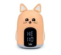 Bigben - Reveil Veilleuse Mia - Design Chat - Eclairage LED Reglable - Reveil Lumineux