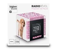 BigBen RR70 Radio-réveil avec projecteur Motif Dogs II