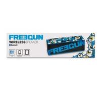 Enceinte haut parleur bluetooth décor Freegun bleu