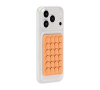 BigBen Support Fixation à Ventouses Double Face pour Smartphone Universel Orange