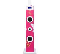 BigBen Tour Multimédia Haut-parleur USB Fairy - Rose - 20 Watt - Avec Microphone
