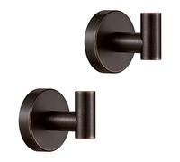 BigBig Home Lot de 2 crochets muraux rustiques en bronze pour serviettes, peignoirs de salle de bain, salle de bain, ferme, manteau de salle de bain, cuisine et salle de bain
