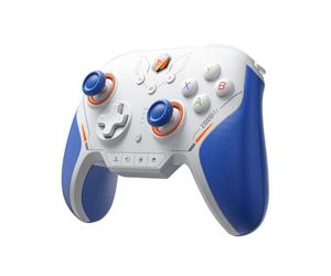 BIGBIG WON Blitz 2 Pro PC Contrôleur de jeu vidéo, 2000Hz taux de requête sans fil, 1000Hz gyroscope, 16 touches mécaniques, PC + mobile app gamepad pour les jeux FPS. (bleu)