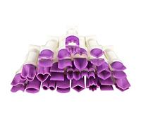 BigBigShop Lot de 20 pinces à sertir en plastique pour pâte à sucre et glaçage