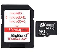 BigBuild Technology 16 Go 80 Mo/s Ultra Rapide microSD Carte mémoire pour Caméra d'action de GoPro Hero9