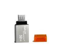 BigBuild Technology 32GB Argent Clé USB Micro B OTG Dual Drive Compatible avec Xiaomi Poco C3/ C31, Redmi 9 Activ, Redmi 9A/9AT, Redmi 9C/9i, Note 4/4X/Prime Mobile